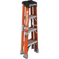 Step Ladder, 4', Fibreglass, 375 lbs. Capacity, Type 1AA O-Max
