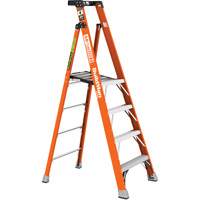 Safespace Platform Step Ladder, 4', 300 lbs. Cap. O-Max