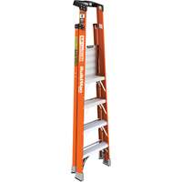 Safespace Platform Step Ladder, 4', 300 lbs. Cap. O-Max