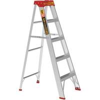 Step Ladder, 5', Aluminum, 200 lbs. Capacity, Type 3 O-Max