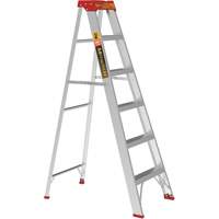 Step Ladder, 6', Aluminum, 200 lbs. Capacity, Type 3 O-Max
