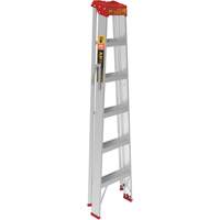 Step Ladder, 6', Aluminum, 200 lbs. Capacity, Type 3 O-Max