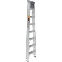 Step Ladder with Paint Tray, 8', Aluminum, 225 lbs. Capacity, Type 2 O-Max