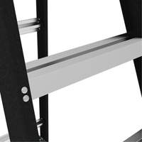 Step Ladder with Paint Tray, 10', Fibreglass, 250 lbs. Capacity, Type 1 O-Max