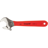 Crescent Adjustable Wrenches, 10" L, 1-5/16" Max Width, Chrome VE043 | O-Max