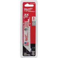 Lames de scie alternative Sawzall, Bim&eacute;tal, 24 Dents par pouce, 4" lo x 3/4" la O-Max