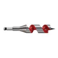 Ship Auger Drill Bit, 1-1/8" Diameter, 3" Flute, 7/16" Hex Shank O-Max