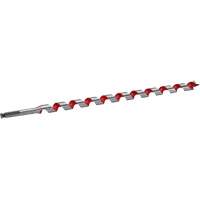 Ship Auger Drill Bit, 13/16" Diameter, 15" Flute, 7/16" Hex Shank O-Max