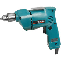 Multi-Purpose Drill for Wood & Metal, 3/8" Chuck, 3.5 A, 120 V, 0-1200 RPM, Keyed Chuck O-Max