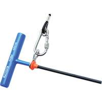 Hex Key - Metric, Hex End, 2.5 mm x 6" L, T Handle O-Max