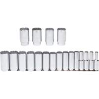 Jeu de douilles, 19 Mcx, Prise de 1/2", Profond O-Max