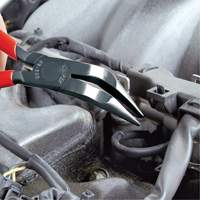 8" Long Nose 70° Angled Pliers without Cutter O-Max