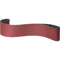 Cloth Belt, 4" W x 36" L, Aluminum Oxide, 80 Grit O-Max