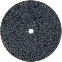 Standard Abrasives 500 Series Soft Density Unitized Wheels, 3" x 1/4", 1/4" Arbor, Fine Grit, Silicon Carbide O-Max