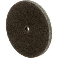 Standard Abrasives Unitized Wheel, 3" x 1/4", 1/4" Arbor, Fine Grit, Aluminum Oxide O-Max