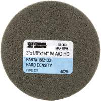 Disque unitarisé Standard Abrasives<sup>MC</sup>, 3" x 1/8", Arbre de 1/4", Grain de Moyen, Oxyde d'aluminium VU796 | O-Max