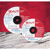 Cut-Off Wheel, 5" x 0.045", 7/8" Arbor, Type 27, Aluminum Oxide/Ceramic, 12200 RPM O-Max