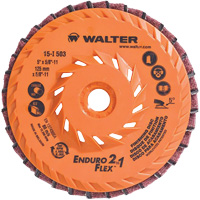 Meule &agrave; lamelles Enduro-Flex 2-in-1, 5" x 5/8"-11, Grain 80, C&eacute;ramique O-Max