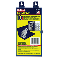 Balldrive Hex Key, Hex End, 5/64" x 3.2" L, L Shape O-Max