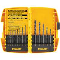 Black & Gold Drill Bit Set, 13 Pieces, High Speed Steel O-Max