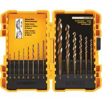 Pilot Point&reg; Drill Bit Set, 14 Pieces, High Speed Steel O-Max