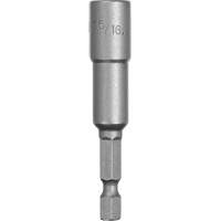 Nut Driver, 5/16" Tip, 1/4" Drive, 2-9/16" L, Magnetic WP841 | O-Max