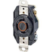 Single Flush 3-Pole 4-Wire Grounding Receptacle O-Max