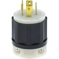 Dispositif verrouillable de qualit&eacute; industrielle, Nylon, 20 A, 125 V/250 V, L14-20P O-Max
