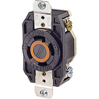Single Flush 3-Pole 4-Wire Grounding Receptacle O-Max