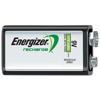 Rechargeable NiMH Batteries, 9 V O-Max
