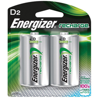 Rechargeable NiMH Batteries, D, 1.2 V O-Max