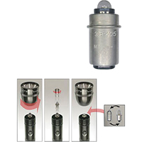 Mini&reg; Flashlights, LED, 97 Lumens, AA Batteries O-Max