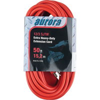 Cordon rallonge en vinyle, Ext&eacute;rieur, SJTW, AWG 12/3, 15 A, 3 prise(s), 50' O-Max