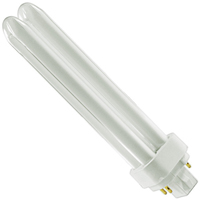 Compact Fluorescent Lamps, T4, 26 W, 3500 K, G24Q-3 Base, 12000 hrs. O-Max