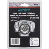 Lampe frontale, DEL, 28 lumens, 20 hres de fonctionnement, piles AAA O-Max