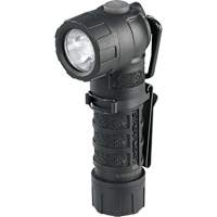 Lampe de poche &agrave; angle droit PolyTac 90 X, DEL, Piles CR123A, Polym&egrave;re O-Max