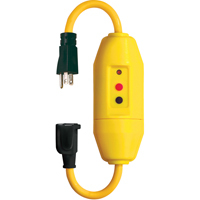 Jeux de cordons avec disjoncteur de fuite &agrave; la terre en ligne , 120 V, 15 A, Cordon de  O-Max