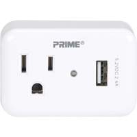 Prime&reg; USB Charger with Surge Protector O-Max