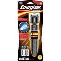 Vision HD Flashlight, LED, 1300 Lumens, AA Batteries O-Max