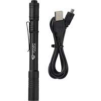 Lampe de poche stylo USB Stylus Pro, DEL, 350 lumens, Corps en Aluminium, piles Rechargeable, Compris O-Max