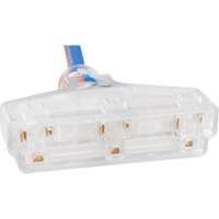 Cordon rallonge en caoutchouc TPE avec indicateur lumineux, Toutes saisons, SJEOW, AWG 12/3, 15 A, 3 prise(s), 25' O-Max