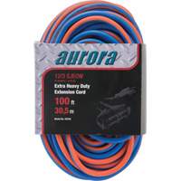 All-Weather TPE-Rubber Extension Cord with Light Indicator, SJEOW, 12/3 AWG, 15 A, 3 Outlet(s), 100' XH240 | O-Max