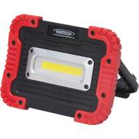 Portable Work Light, LED, 10 W, 1000 Lumens, Plastic Housing O-Max