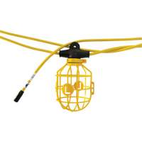 Courroie de lumi&egrave;res moul&eacute;e et robuste, 10 Lumi&egrave;res, 1200" lo, Boîtier en Plastique O-Max