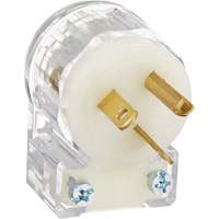 Angled Hospital Grade Extension Plug, Nylon, 20 Amps, 250 V O-Max