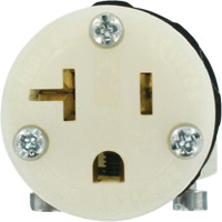 Hospital Grade Extension Plug Connector, 5-20R, Nylon O-Max