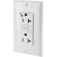 SmartlockPro&reg; Extra Heavy-Duty Self-Test GFCI Receptacle O-Max