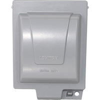 Extra-Duty GFCI & Decora&reg; Wallplate Cover O-Max