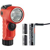 Lame de poche &agrave; alimentation multiple &agrave; angle droit pour casque Vantage 180 X, DEL, Piles Rechargeable/CR123A, Polym&egrave;re de nylon O-Max