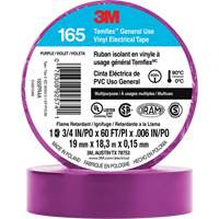 Temflex™ General Use Vinyl Electrical Tape 165, 19 mm (3/4") x 18 M (60'), Purple, 6 mils XI870 | O-Max